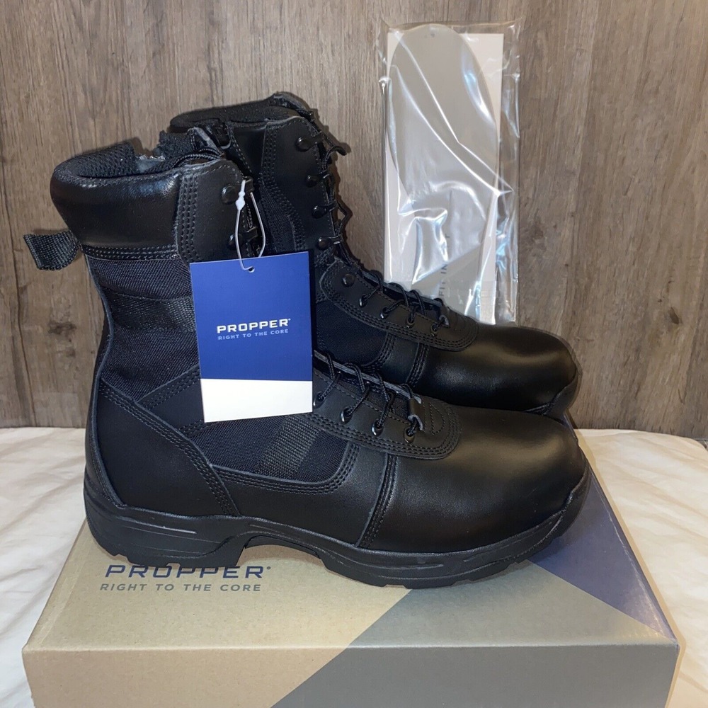 SIZE 14‎ Wide Propper Men's Series 100 8" Side Zip Boot,
